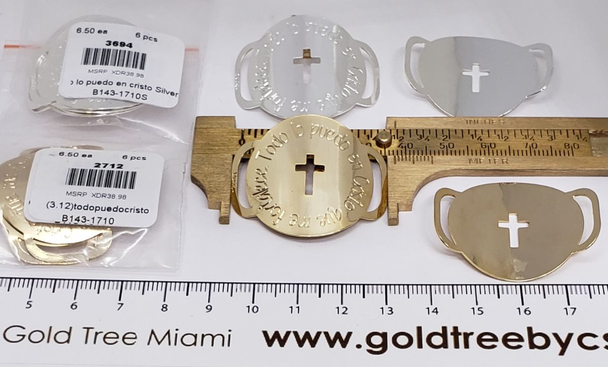 3694 I Can Do All Things in Christ Silver Pendant